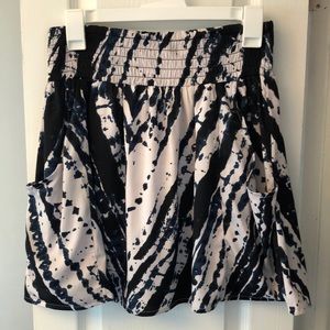 Element silky mini skirt